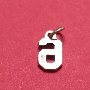 James Avery number 6 Sterling silver charm